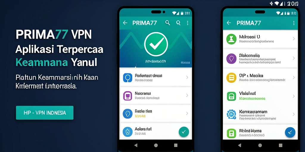 Tampilan antarmuka PRIMA77 yang intuitif dan mudah digunakan.